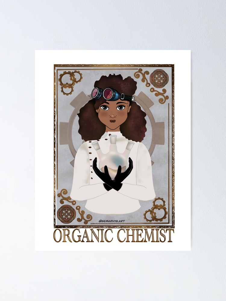 Alternate view of The Organic Chemist (Steampunk art) Poster