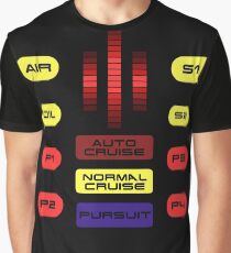 Knight Rider KITT Car Dashboard Graphic Graphic T-Shirt