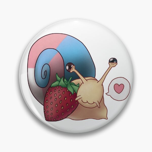Artikelvorschau, Transgender Strawberry Pride Schnecke entworfen und verkauft von PrideSnails.