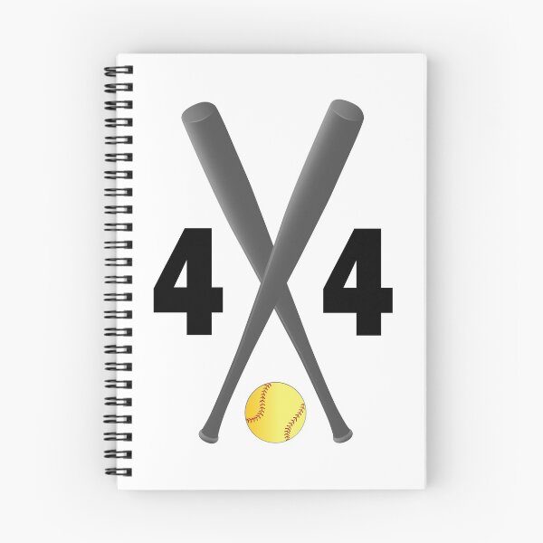 Item preview, Softball number 44 - forty four with bats and ball designed and sold by AllShirts21.