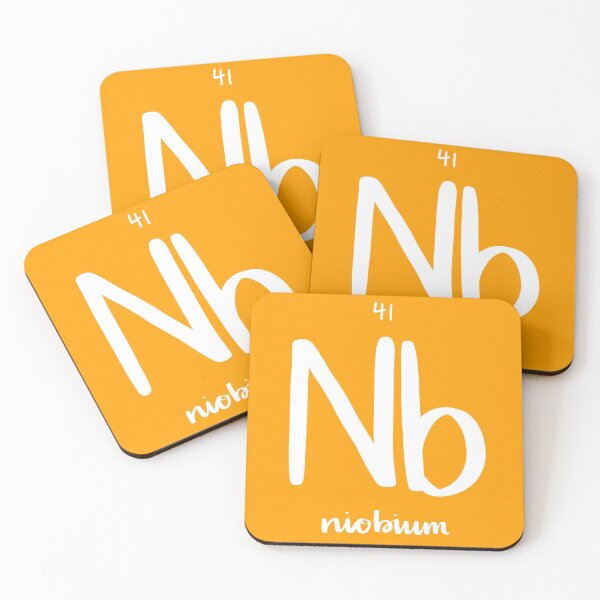 Item preview, Niobium - Periodic Table of the Elements designed and sold by Hodgepodge Bricolage.