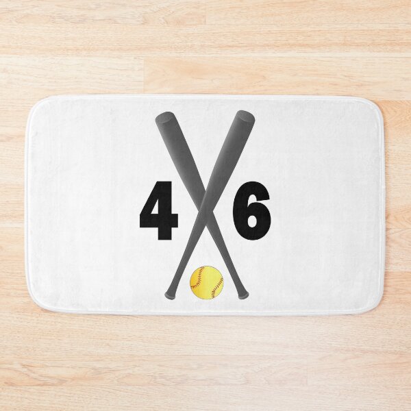 Item preview, Softball number 46 - forty six with bats and ball designed and sold by AllShirts21.