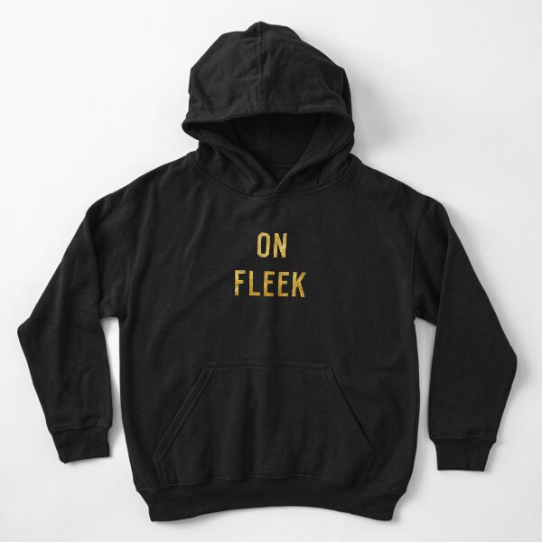 Gold On Fleek Kids Pullover Hoodie