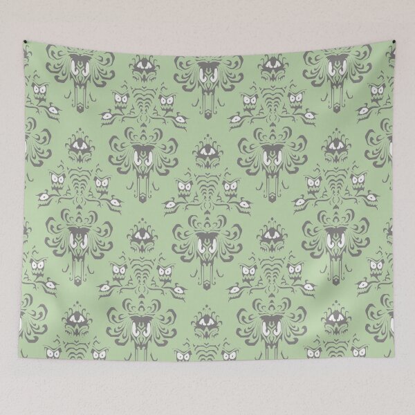 Item preview, Green Haunted Mansion Pattern designed and sold by FandomTrading.