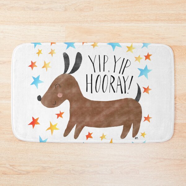 Item preview, Yip Yip Hurray Weenie Dog designed and sold by RuthMCreative.