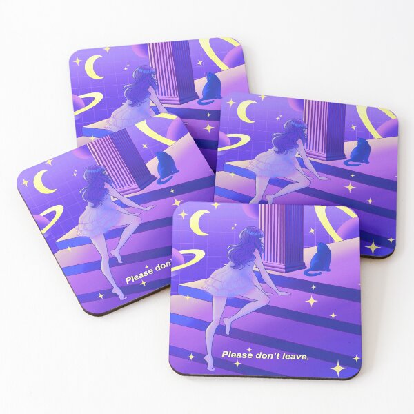 Please don’t leave. Coasters (Set of 4)