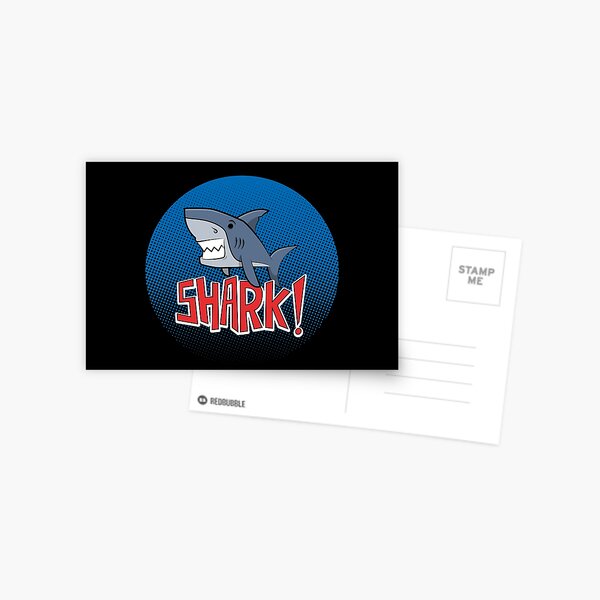 SHARK! Postcard
