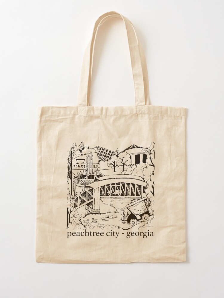Alternate view of Peachtree City, Georgia Souvenir Tote Bag