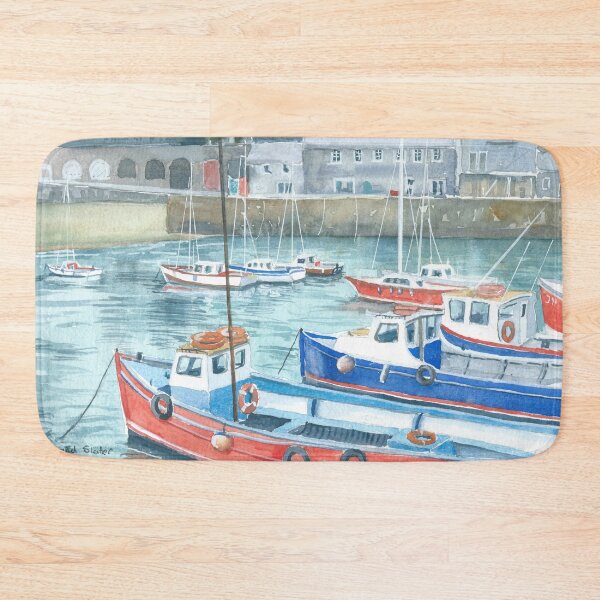 Item preview, Boats at Tenby designed and sold by ingridslatter.