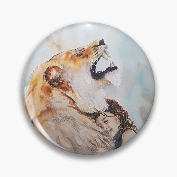 Item preview, Lion and girl designed and sold by Valérie Catanzaro ART.