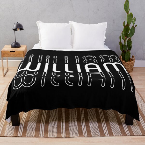 Item preview, Name William in Black and White Style designed and sold by Time-is-Money.
