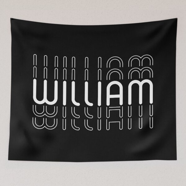 Item preview, Name William in Black and White Style designed and sold by Time-is-Money.