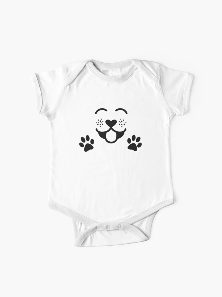 Hunde Gesicht Karikatur Baby One Piece By jasmine19 Redbubble