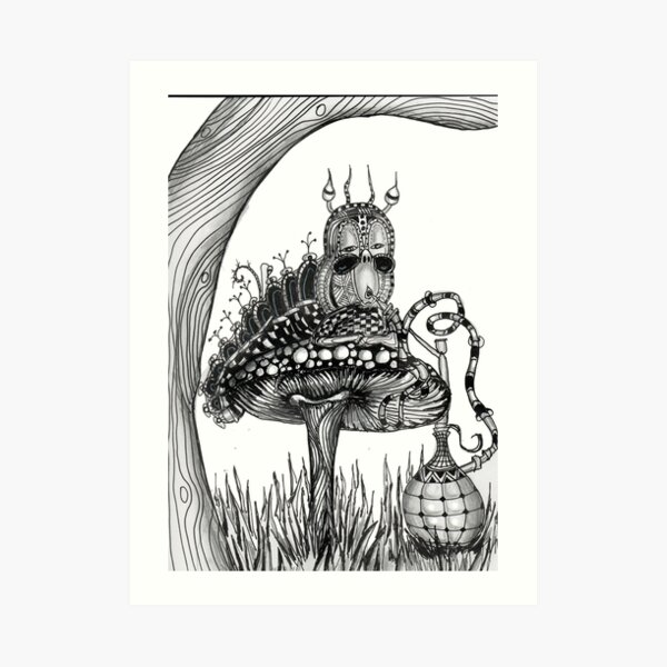 Grow up Alice Art Print