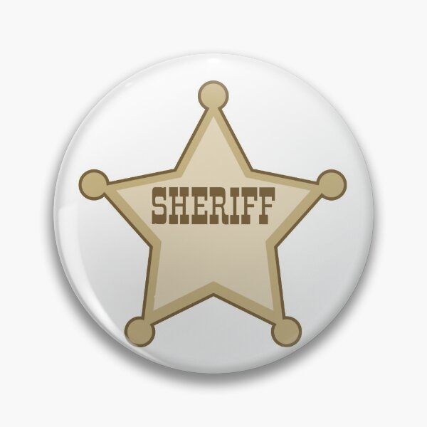 Item preview, Sheriff Star designed and sold by FandomTrading.