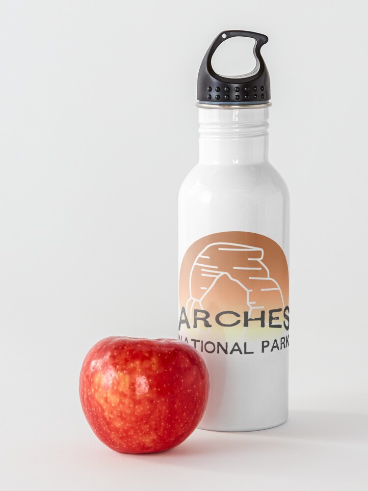 Alternate view of Arches National Park Sunset Water Bottle
