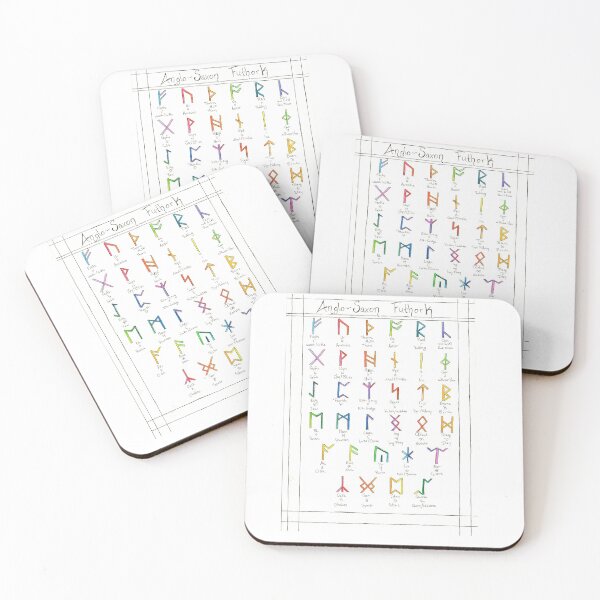 Item preview, Anglo-Saxon Futhork Rune Chart designed and sold by JoyStar's Story.