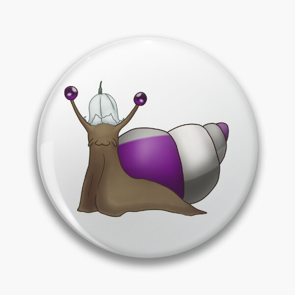 Item preview, Gray Ace Greysexual Pride Snail with Flower Hat designed and sold by PrideSnails.