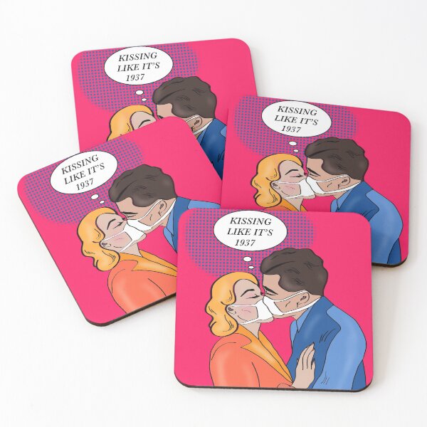 Item preview, Kissing like it’s 1937 designed and sold by MarleyArt123.
