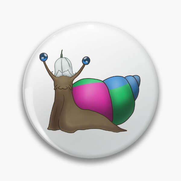 Item preview, Polysexual Polyromantic Pride Snail with Flower Hat designed and sold by PrideSnails.