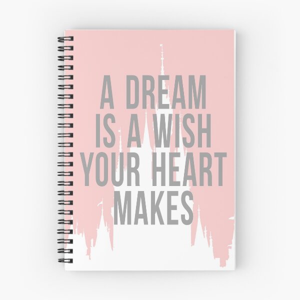 Item preview, a dream is a wish your heart makes Millennial Pink designed and sold by FandomTrading.