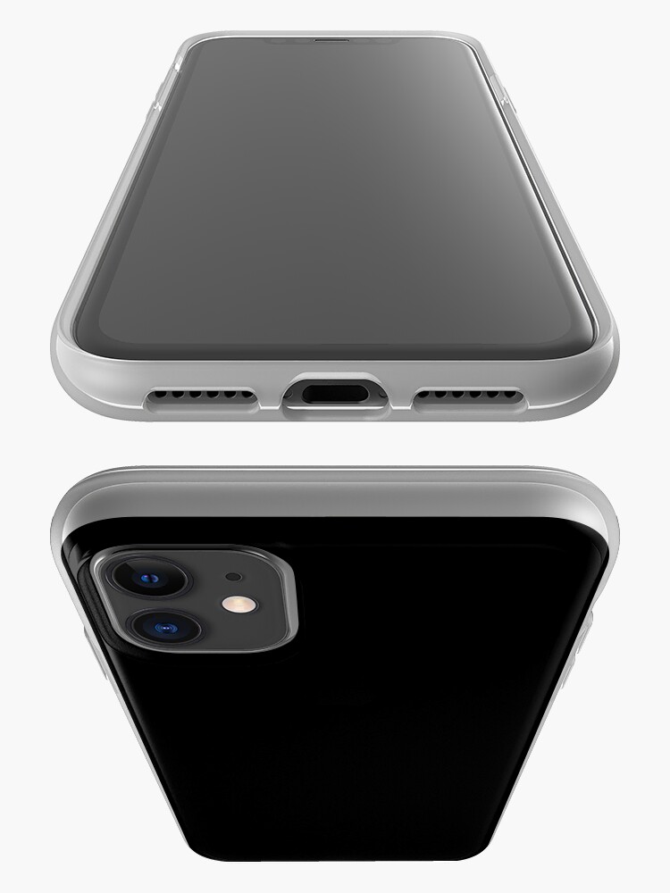 "Just Black iPhone 11 Pro and Max Cell Phone Case and Cover" iPhone