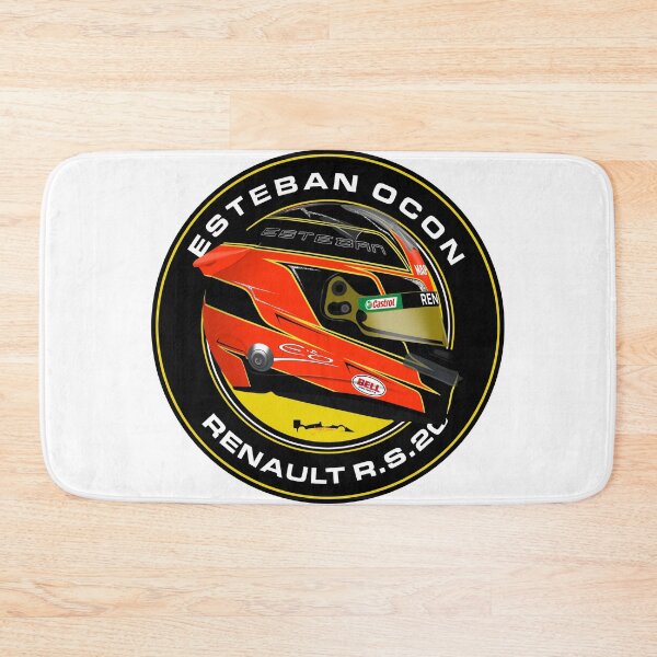 Item preview, Esteban Ocon - 2020 Helmet Right side Circle designed and sold by JageOwen.