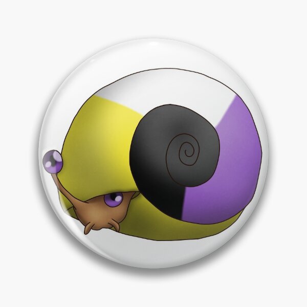 Item preview, Nonbinary Enby Coming Out Pride Snail designed and sold by PrideSnails.