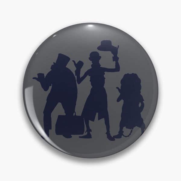 Item preview, Hitchhiking Ghosts Silhouette Navy designed and sold by FandomTrading.