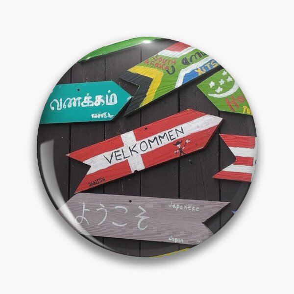 Item preview, Welcome Signs - Denmark Velkommen Sign designed and sold by History Merch!.