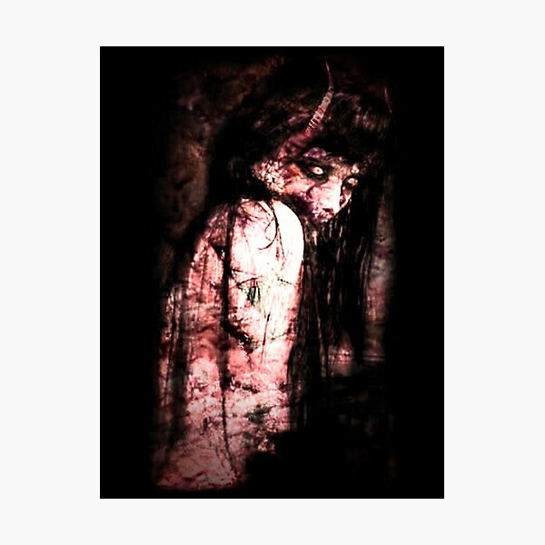 Suffering Demon Photographic Print