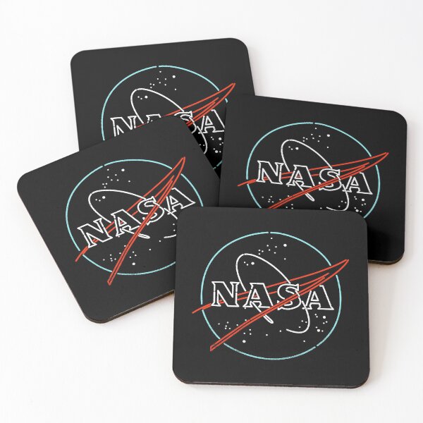 Item preview, Beyond Earth, Space, Nasa neon style logo, designed and sold by therocketman.