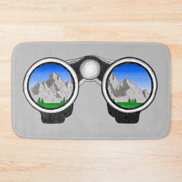 Item preview, Binoculars with Mountain View  designed and sold by niccdefilippis.