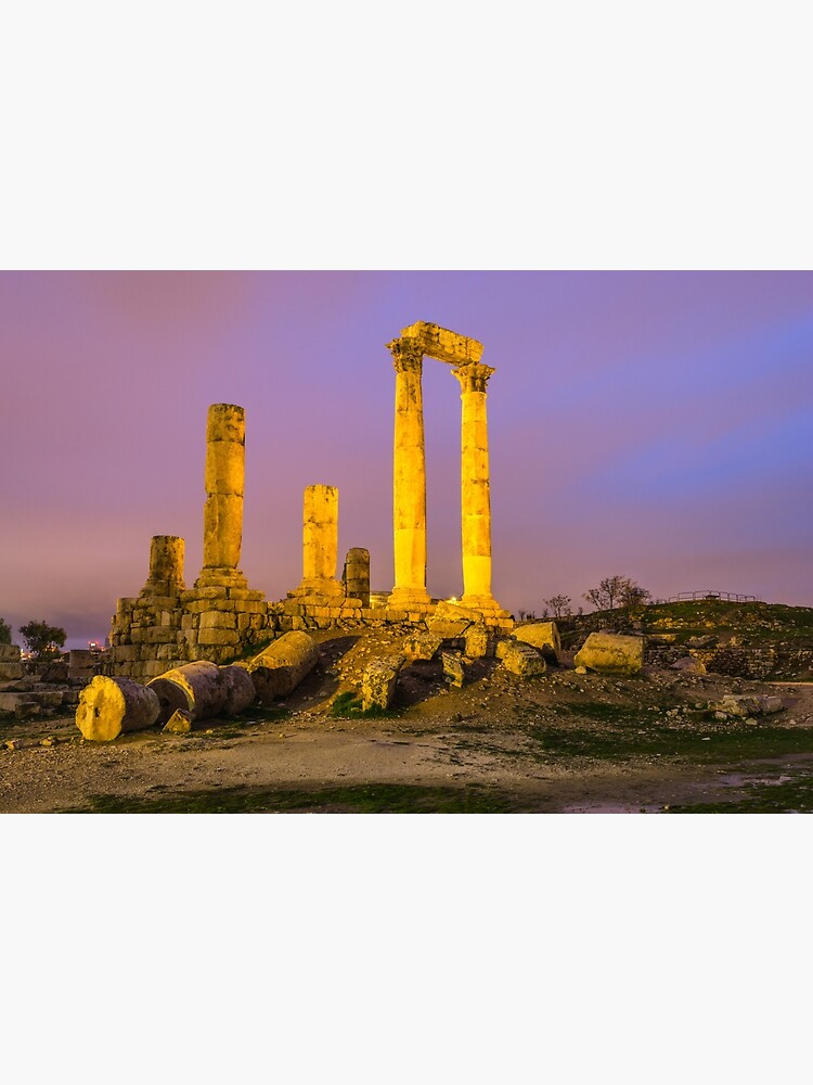 Temple of Hercules in Amman, Jordan by bertbeckers