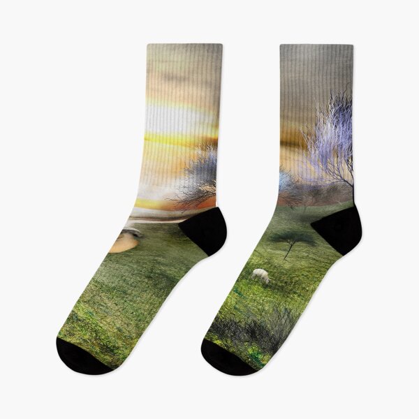 Item preview, A Lamb Across the Bridge at Twilight designed and sold by Nerva.