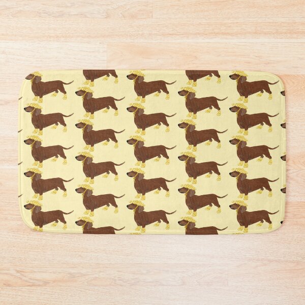 Item preview, Dachshund with Rain Gear designed and sold by ShelbyGrace-Art.