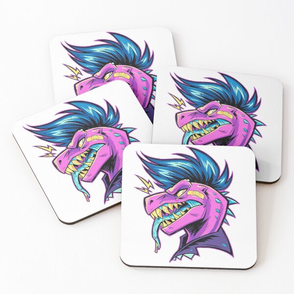 Item preview, punk dinosaur designed and sold by Angelica Maria  Franco Cano.