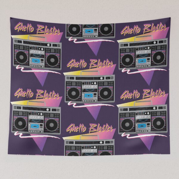 Item preview, 1980s ghetto blaster designed and sold by bullshirter.