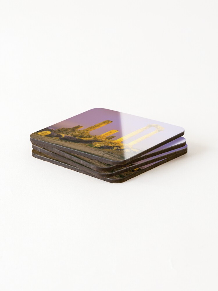 Alternate view of Temple of Hercules in Amman, Jordan Coasters (Set of 4)