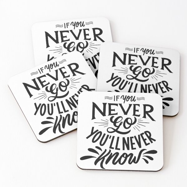 Item preview, If You Never Go You´ll never Know designed and sold by TheBetterDsgn.