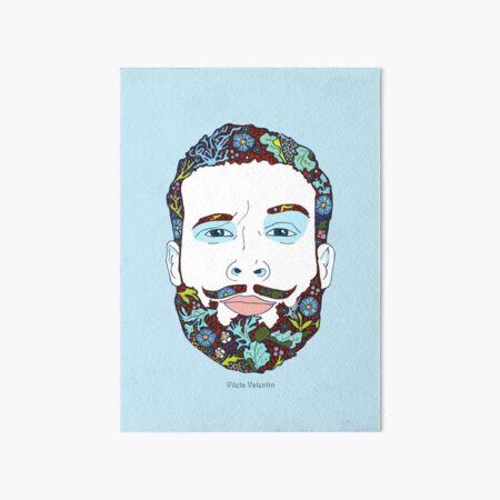 A man of nature Art Board Print