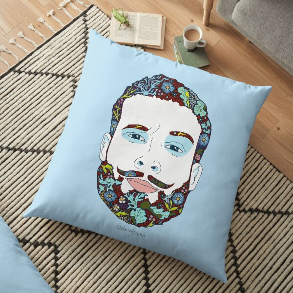 A man of nature Floor Pillow