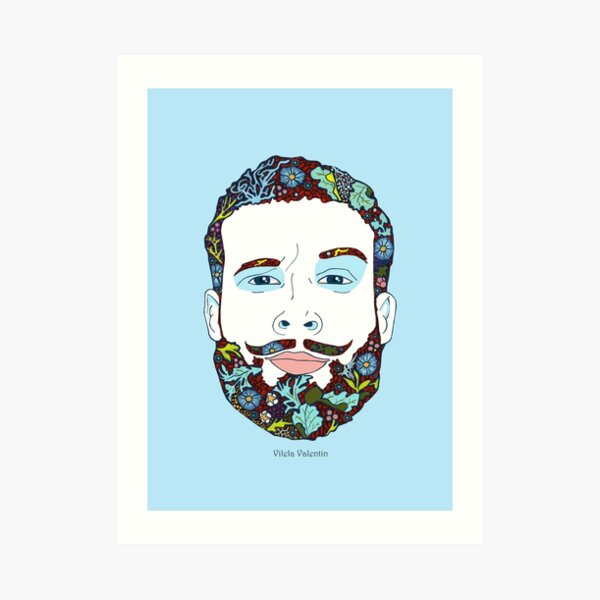 A man of nature Art Print