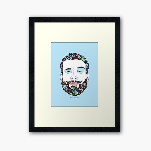 A man of nature Framed Art Print