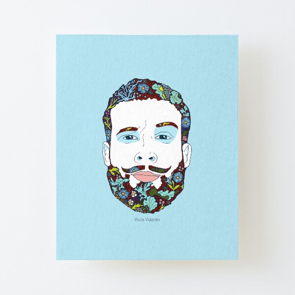 A man of nature Canvas Mounted Print