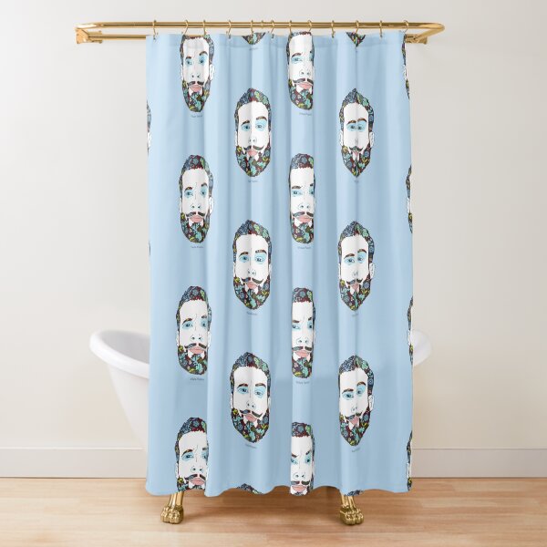 A man of nature Shower Curtain