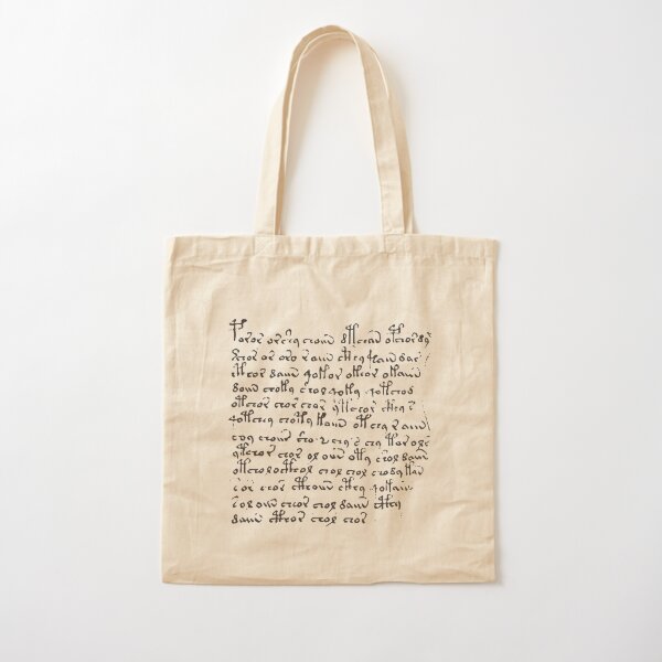 #Voynich #Manuscript #Language #VoynichManuscript Cotton Tote Bag