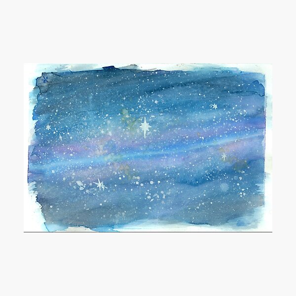 starlit sky, moonless night Photographic Print