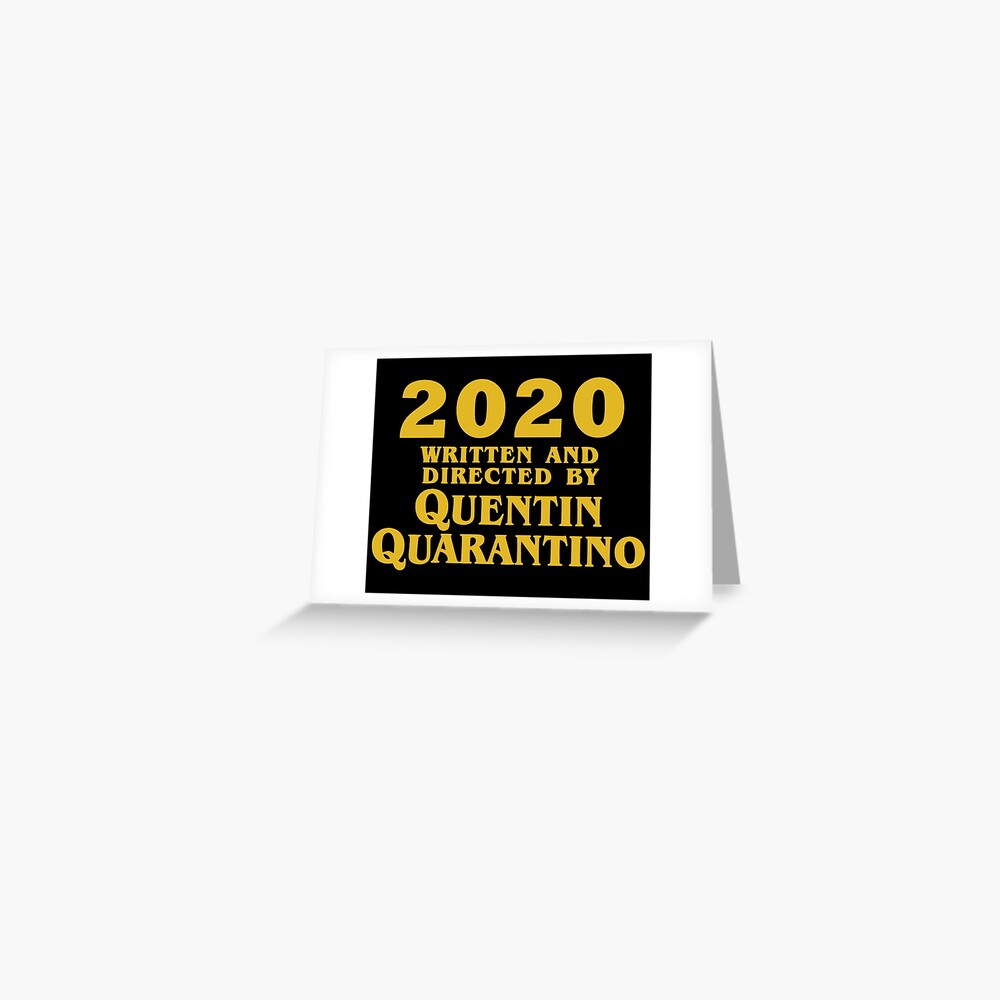 quentin quarantino 2020