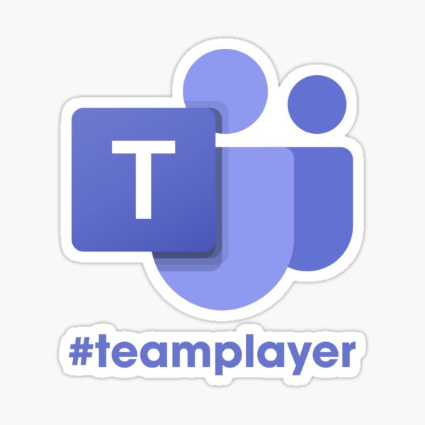 Microsoft Teams #teamplayer Sticker